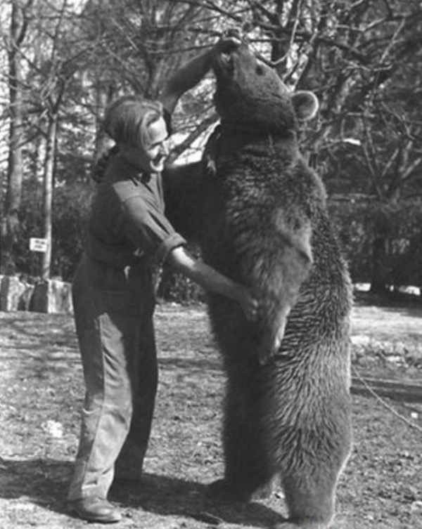 Wojtek loved to wrestle